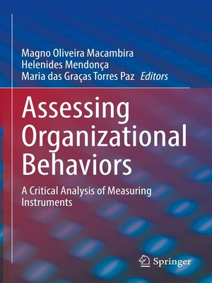 cover image of Assessing Organizational Behaviors